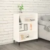 Image de vidaXL Buffet Blanc 69,5x32,5x90 cm Bois d'ingénierie