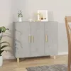 Image de vidaXL Buffet gris béton 90x34x80 cm bois d'ingénierie812496