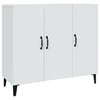 Image de vidaXL Buffet Blanc 90x34x80 cm Bois d'ingÃ©nierie