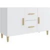 Image de vidaXL Vidaxl Buffet Blanc 100x36x60 Cm Bois D'ingénierie
