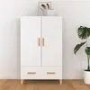 Image de vidaXL Buffet Blanc 70x31x115 cm Bois d'ingénierie812528