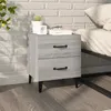 Image de vidaXL Table de chevet Sonoma gris 40x35x47,5 cm817293