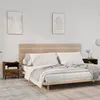 Image de vidaXL Tables de chevet 2 pcs Chêne fumé Bois d'ingénierie817304
