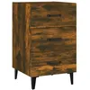 Image de vidaXL Table de chevet ChÃªne fumÃ© 40x40x66 cm Bois d'ingÃ©nierie