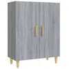 Image de vidaXL Buffet Sonoma gris 70x34x90 cm Bois d'ingÃ©nierie