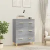 Image de vidaXL Buffet Sonoma gris 70x34x90 cm Bois d'ingénierie817346