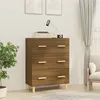 Image de vidaXL Buffet Chêne marron 70x34x90 cm Bois d'ingénierie817347