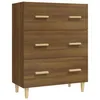 Image de vidaXL Buffet ChÃªne marron 70x34x90 cm Bois d'ingÃ©nierie