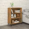 Image de vidaXL Buffet Chêne fumé 69,5x32,5x90 cm Bois d'ingénierie817378