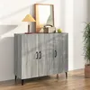 Image de vidaXL Buffet sonoma gris 90x34x80 cm bois d'ingénierie