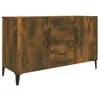Image de vidaXL Buffet ChÃªne fumÃ© 100x36x60 cm Bois d'ingÃ©nierie