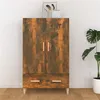 Image de vidaXL Buffet haut Chêne fumé 70x31x115 cm Bois d'ingénierie817471
