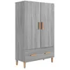 Image de vidaXL Vidaxl Buffet Sonoma Gris 70x31x115 Cm Bois D'ingénierie