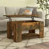 Image de vidaXL Table basse Chêne fumé 79x49x41 cm Bois d'ingénierie819275