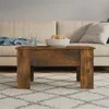 Image de vidaXL Table basse Chêne fumé 79x49x41 cm Bois d'ingénierie819281