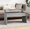 Image de vidaXL Table basse Sonoma gris 102x50,5x52,5 cm Bois d'ingénierie