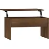 Image de vidaXL vidaXL Table basse Chêne marron 80x50,5x41,5 cm Bois d'ingénierie