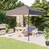 Image de vidaXL Tente de réception pliable Taupe 2x2 m93498