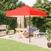 Image de vidaXL Tente de réception pliable Rouge 2x2 m