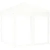 Image de vidaXL Vidaxl Tente De Réception Pliable Avec Parois Blanc 2x2 M
