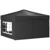 Image de Vidaxl Tente De RÃ©ception Pliable Avec Parois Anthracite 3x3 M