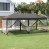 Image de vidaXL Tente de réception pliable avec parois Anthracite 3x6 m93551