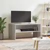 Image de vidaXL Meuble TV sonoma gris 80x40x40 cm bois d'ingénierie815235