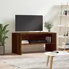 Image de vidaXL Meuble TV chêne marron 80x40x40 cm bois d'ingénierie815236