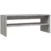 Image de vidaXL Vidaxl Table Basse Sonoma Gris 100x40x40 Cm Bois D'ingénierie