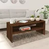 Image de vidaXL Table basse Chêne marron 100x40x40 cm Bois d'ingénierie