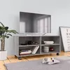 Image de vidaXL Meuble TV sur roulettes Sonoma gris 90x35x35 cm Bois ingénierie815259