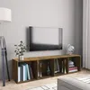 Image de vidaXL Bibliothèque/Meuble TV Chêne fumé 143x30x36cm Bois d'ingénierie815270