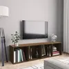 Image de vidaXL Bibliothèque/Meuble TV Chêne marron 143x30x36cm Bois ingénierie815272