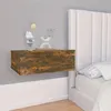 Image de vidaXL Tables de chevet flottantes 2 pcs Chêne fumé 40x30x15 cm815283
