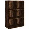 Image de vidaXL BibliothÃ¨que/Buffet ChÃªne fumÃ© 66x30x98 cm Bois d'ingÃ©nierie
