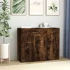 Image de vidaXL Buffet Chêne fumé 88x30x70 cm Bois d'ingénierie815366