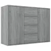 Image de vidaXL Buffet Sonoma gris 88x30x65 cm Bois d'ingÃ©nierie