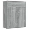 Image de Buffet avec 2 Portes & 1 Tiroir Gris Sonoma 60x30x75 cm Bois ComposÃ©