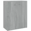 Image de vidaXL Buffet Sonoma gris 60x30x75 cm Bois d'ingÃ©nierie