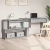 Image de vidaXL Bureau d'angle Sonoma gris 200x50x76 cm Bois d'ingénierie815424