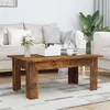 Image de vidaXL Table basse Chêne fumé 100x60x42 cm Bois d'ingénierie815426