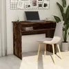 Image de vidaXL Bureau Chêne fumé 90x50x74 cm Bois d'ingénierie815462