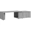 Image de vidaXL Vidaxl Table Basse Sonoma Gris 150x50x35 Cm Bois D'ingénierie