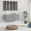 Image de vidaXL Meuble TV sonoma gris 80x30x30 cm bois d'ingénierie815505