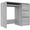 Image de vidaXL Bureau Sonoma gris 90x45x76 cm Bois d'ingÃ©nierie