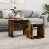 Image de vidaXL Tables basses gigognes 2 pcs chêne fumé bois d'ingénierie815540