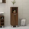 Image de vidaXL Armoire de bain Chêne marron 30x30x95 cm Bois d'ingénierie815608