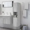 Image de vidaXL Armoire de bain Sonoma gris 30x30x130 cm Bois d'ingénierie815640