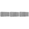 Image de vidaXL Meubles TV suspendus Sonoma gris 3 pcs 60x30x30 cm Bois
