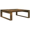 Image de vidaXL Vidaxl Table Basse Chêne Fumé 100x100x35 Cm Bois D'ingénierie